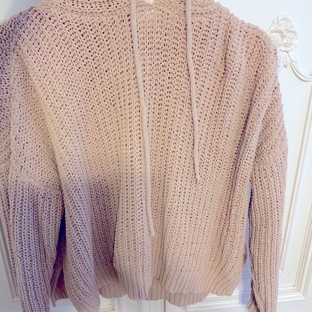 Hooded Pink Sweater